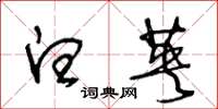 王冬龄白英草书怎么写