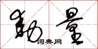 王冬龄动量草书怎么写