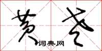 王冬龄黄老草书怎么写