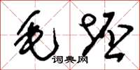 刘少英毛坯草书怎么写