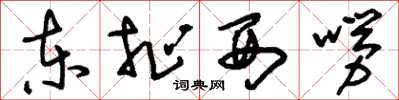 刘少英东扯西唠草书怎么写