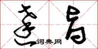 刘少英达旨草书怎么写