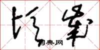 刘少英顷岁草书怎么写