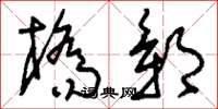 刘少英桥鄣草书怎么写