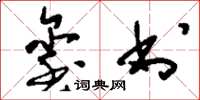 刘少英玺书草书怎么写