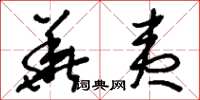 刘少英华夷草书怎么写