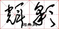 刘少英辉彩草书怎么写