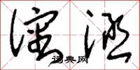 刘少英沈涵草书怎么写