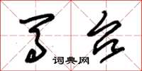 朱锡荣马台草书怎么写