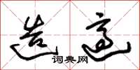 朱锡荣造适草书怎么写