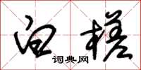 朱锡荣白槎草书怎么写