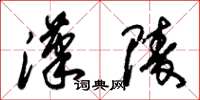 朱锡荣汉陵草书怎么写