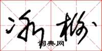 朱锡荣冰榭草书怎么写