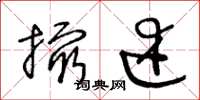 王冬龄撮述草书怎么写