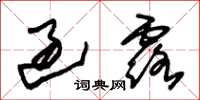 朱锡荣过露草书怎么写