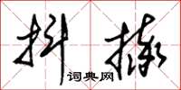 朱锡荣抖摔草书怎么写