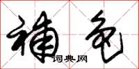 朱锡荣补色草书怎么写