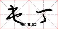 曾庆福屯丁草书怎么写