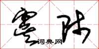 朱锡荣虞师草书怎么写