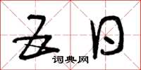 曾庆福五日草书怎么写