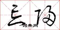 曾庆福忘归草书怎么写
