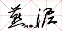 朱锡荣燕泥草书怎么写