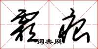 朱锡荣霜痕草书怎么写