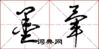 曾庆福墨晕草书怎么写