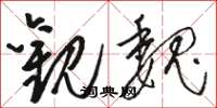 骆恒光观魏草书怎么写