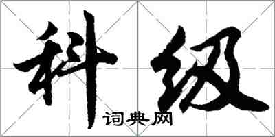 胡问遂科级行书怎么写
