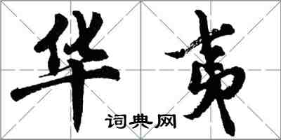 胡问遂华夷行书怎么写