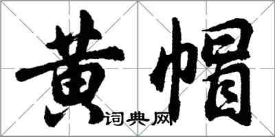胡问遂黄帽行书怎么写