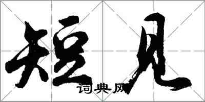 胡问遂短见行书怎么写