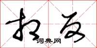王冬龄相反草书怎么写