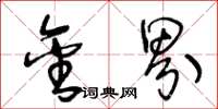 王冬龄金界草书怎么写
