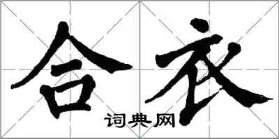 翁闿运合衣楷书怎么写