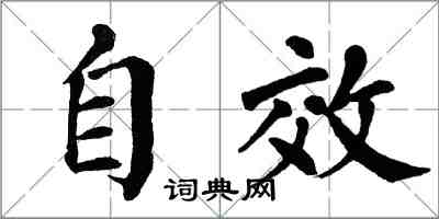 翁闿运自效楷书怎么写