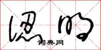 王冬龄认明草书怎么写