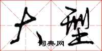 曾庆福大型行书怎么写