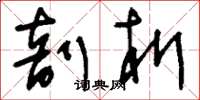 刘少英剖析草书怎么写