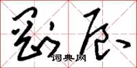 刘少英刚辰草书怎么写