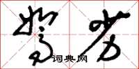 刘少英驽劣草书怎么写