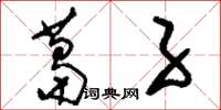 刘少英葛子草书怎么写