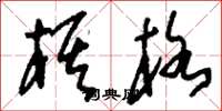 刘少英棋格草书怎么写