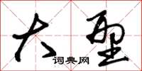 朱锡荣大型草书怎么写