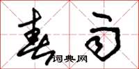 朱锡荣春雨草书怎么写
