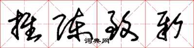 朱锡荣推陈致新草书怎么写