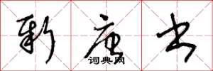 王冬龄新唐书草书怎么写