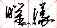 刘少英曜仪草书怎么写