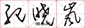 刘少英纪晓岚草书怎么写